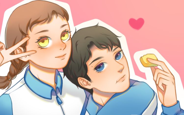 17岁的他 嘴歪眼斜的花椒 漫画封面