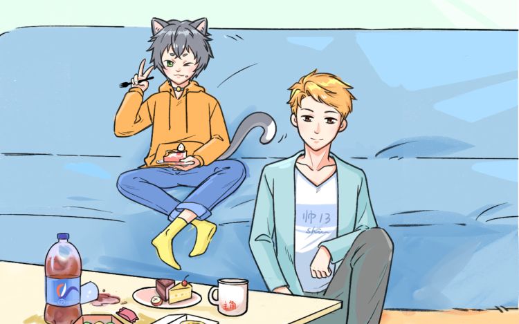 MOMO AKA奥特 漫画封面