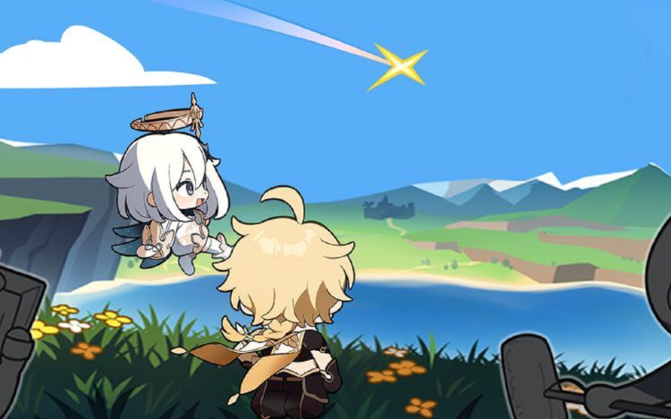 《原神》四格漫画 原神 漫画封面