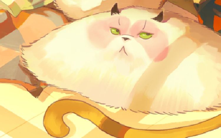 一滩猫与一根猫条漫 钟离华虫 漫画封面