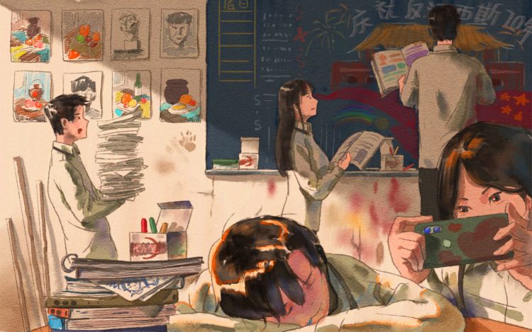 一片白纸 会画画的阿神 漫画封面