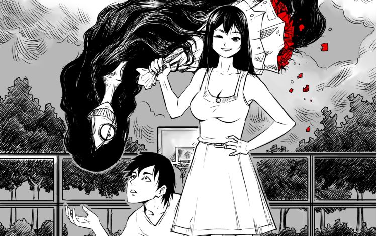 七夕雨天的花女 修无常 漫画封面