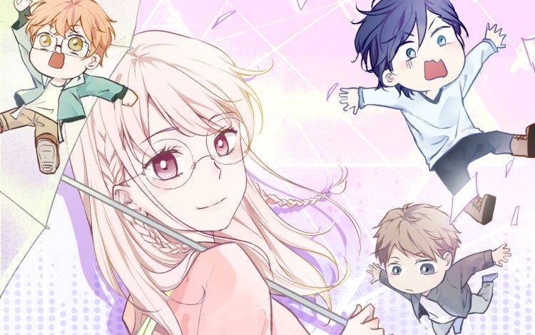 三位一体的恋爱 逐笔漫画-无叶 漫画封面