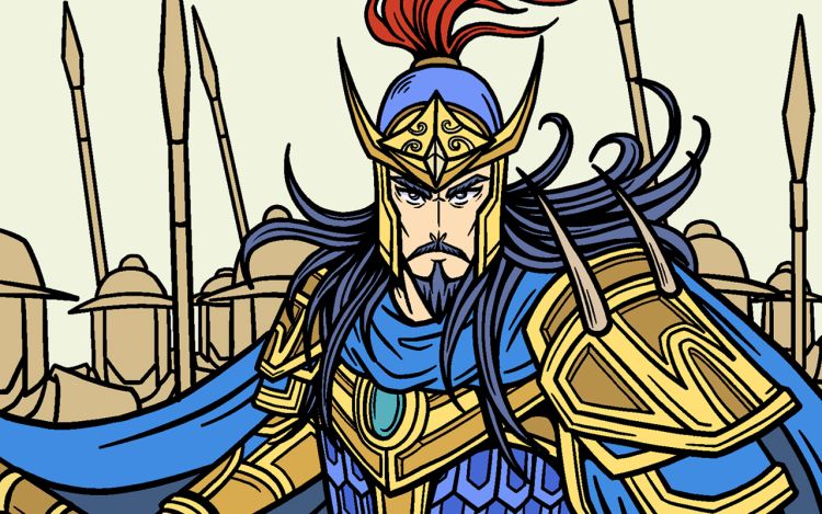 三国杀之神张辽传 练吧通 漫画封面