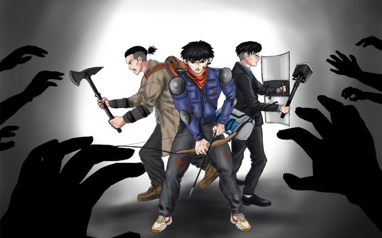 三贱客之丧尸围城 王牌蜡笔小鑫 漫画封面