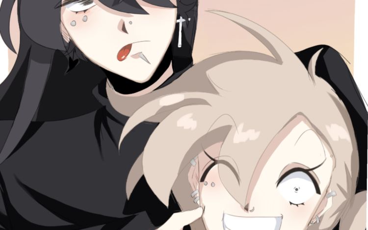 不良和疯子 社恐sk 漫画封面