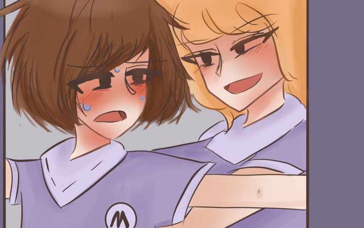 不要被推进女厕所 早点日常 漫画封面