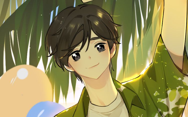 与你相遇，万分荣幸 好像要长脑子了 漫画封面