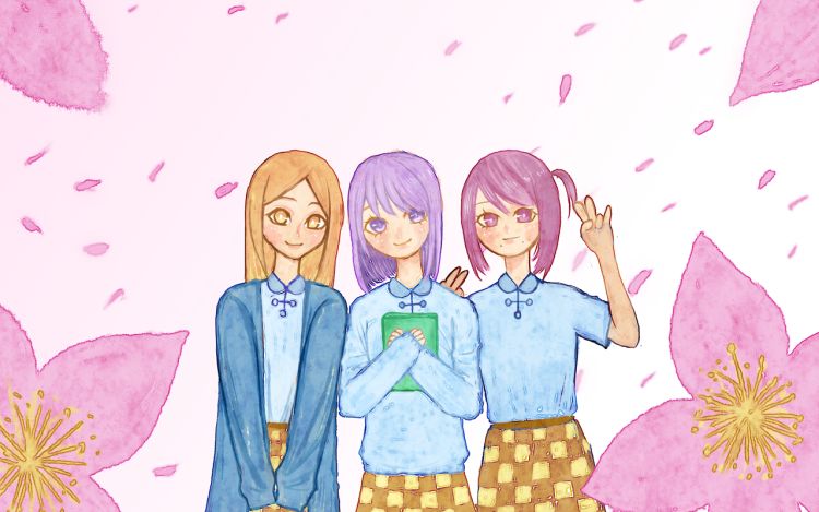 业基中学校园录 WanTze尹芝 漫画封面