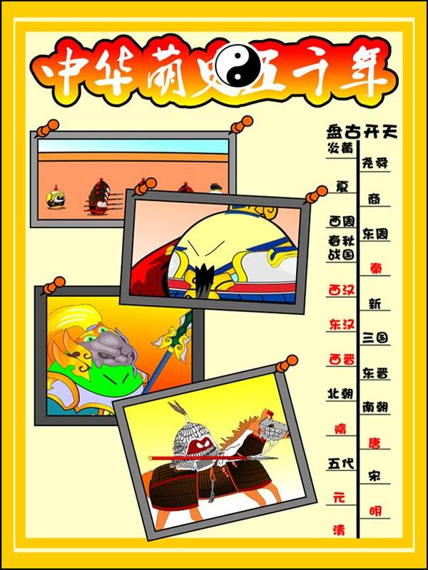 中华萌史五千年 [db:作者] 漫画封面