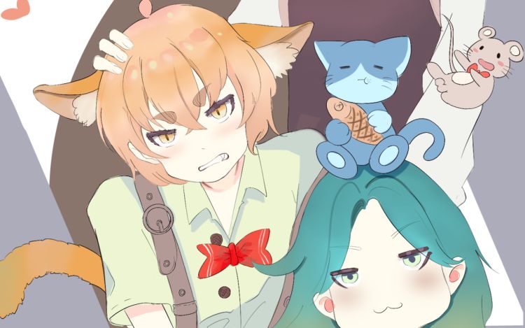 为什么我的朋友都有猫饼 旋风九九 漫画封面