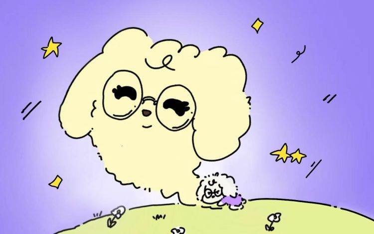 云朵小狗的日常 快看2年47班_01165 漫画封面