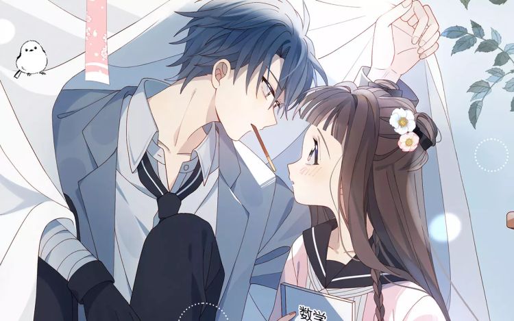 他那么撩 曲小蛐（原著）+这块瓜有毒（主笔）+花村蘑菇（编剧） 漫画封面