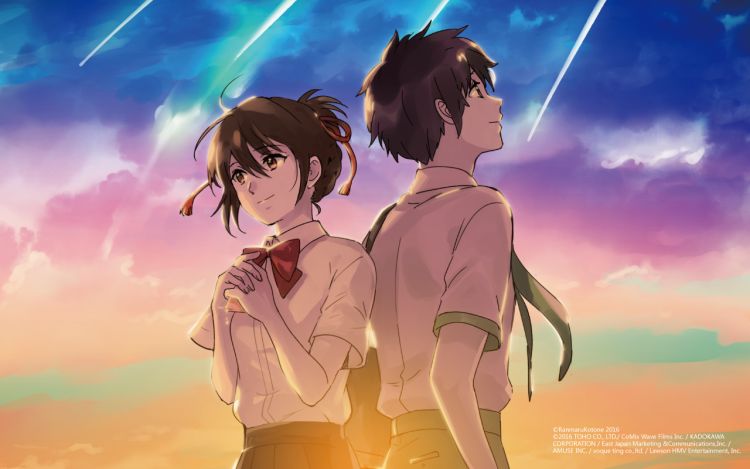 你的名字。 新海诚（原著）+琴音兰丸 漫画封面