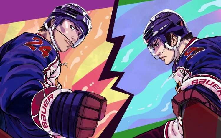 冰球悍将 黑手的小仙 漫画封面