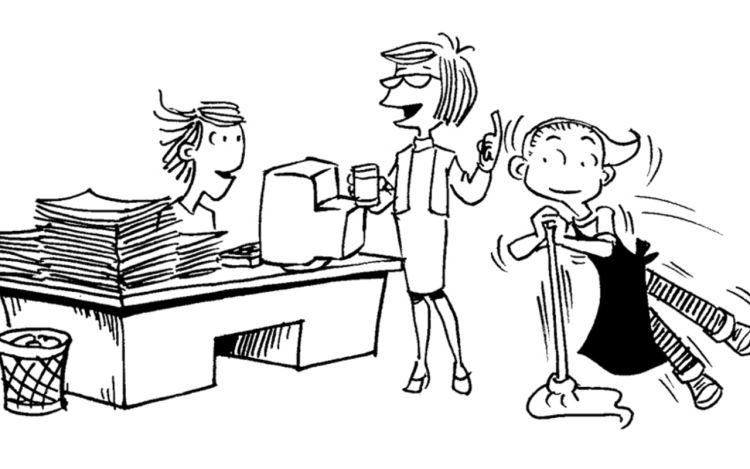 半天白领 漫画强 漫画封面