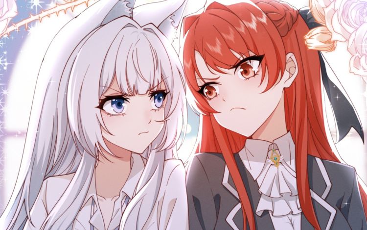 卢米与凯莉，死对头不能友好相处 摸鱼桑_DuwPxR 漫画封面