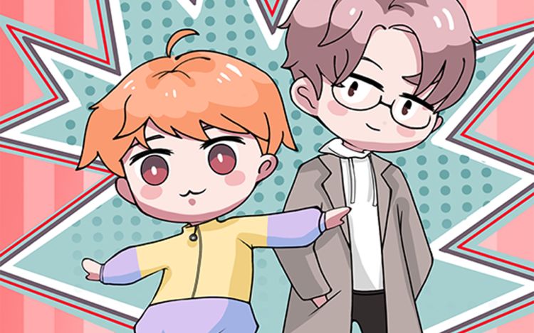 原来是个傻橙子 野澜choong 漫画封面