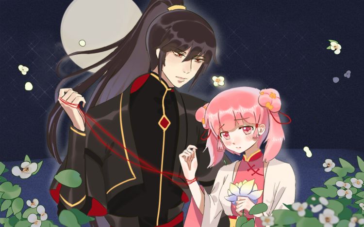 反派的小点心 圆形腿部挂件 漫画封面