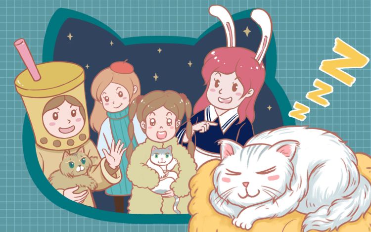 吸猫 巫丫绘舍 漫画封面