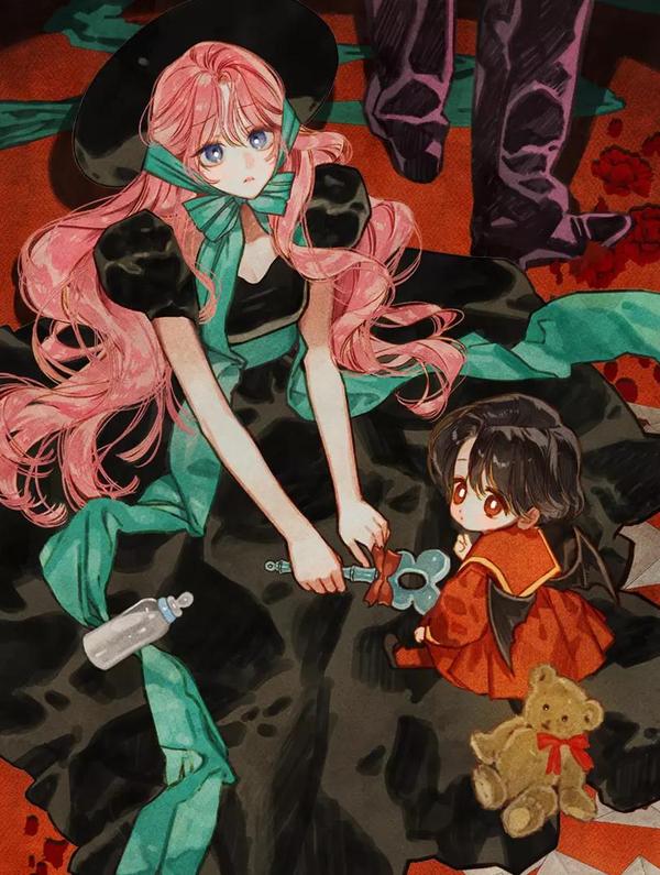 和死敌一起养龙崽 [db:作者] 漫画封面