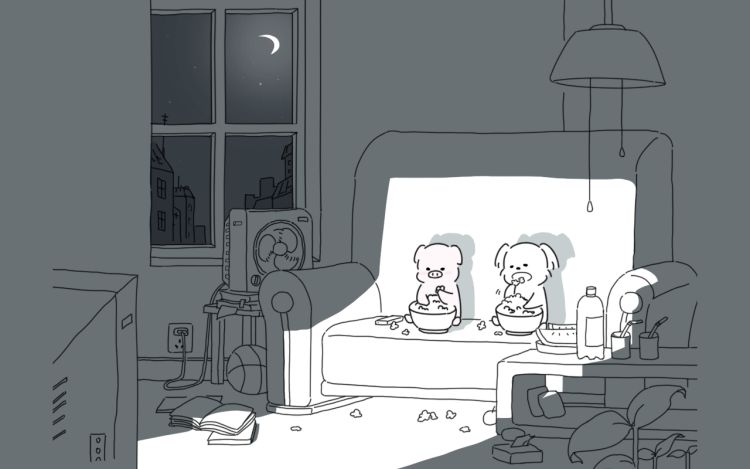 哈啤狗与可乐猪 xiipeng 漫画封面