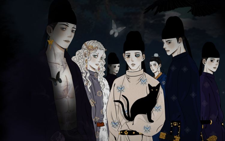 啖诡 画漫的k-white- 漫画封面