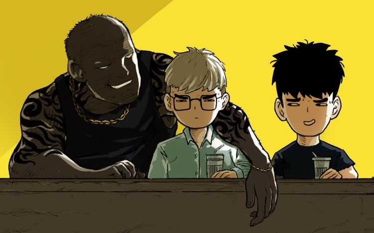 喧嚣的朋友圈 画漫画的阿水 漫画封面