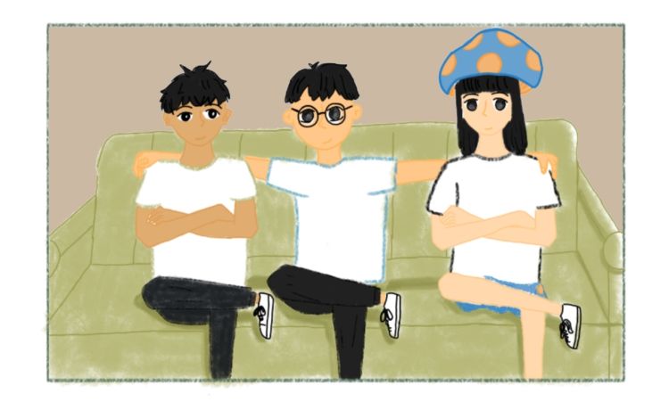 四眼鲸Yu Sweater毛衣 漫画封面