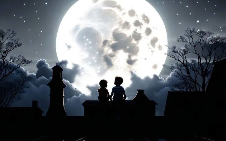 在半夜看月亮会有重影吗 大电NNN 漫画封面