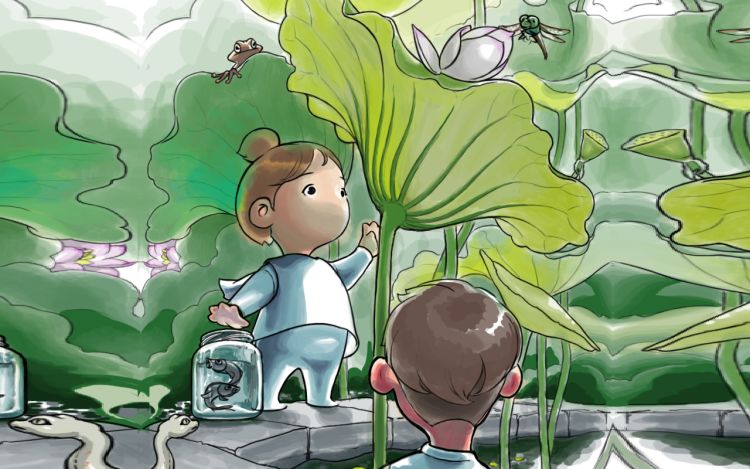 夏日的冒险 躺着又热又乏 漫画封面