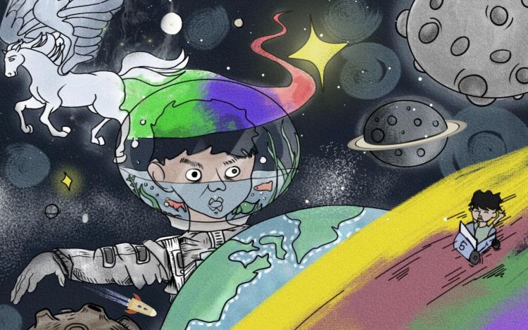 天马星空 冰川君 漫画封面