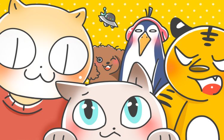 奇奇怪怪超可爱 一只朵爱画画 漫画封面