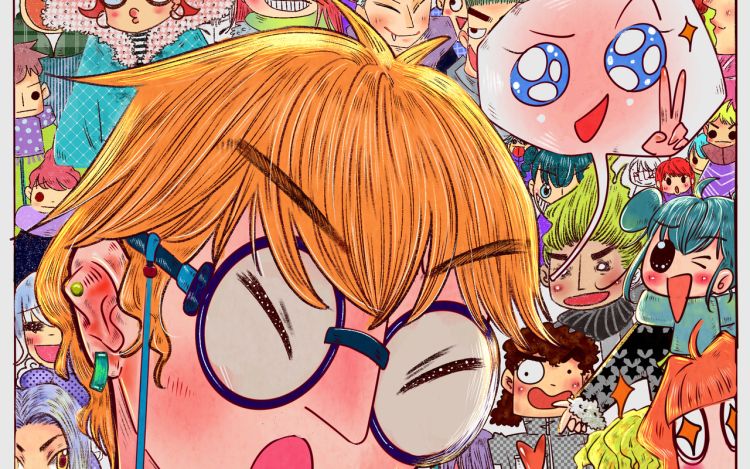 她和他的搞怪故事 啊啊啊啊啊_呀呀呀 漫画封面