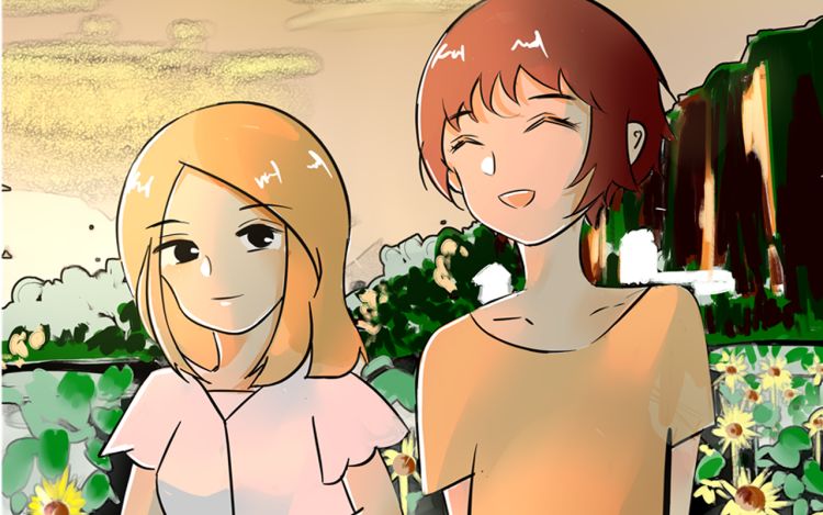 她的哥们 夜迷北 漫画封面