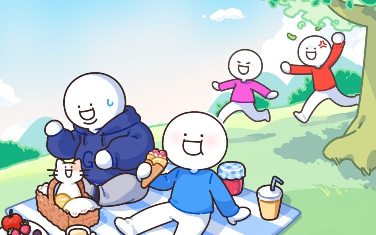 小蓝和他的朋友日常 小蓝和他的朋友 漫画封面