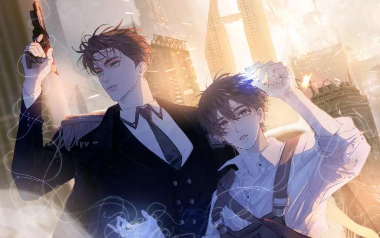 小蘑菇 一十四洲（原著）+尉迟金泽+ 猫猫头+金一二 漫画封面