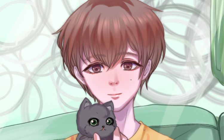 小黑猫和他以及我的米味信息素 脑袋飞飞 漫画封面