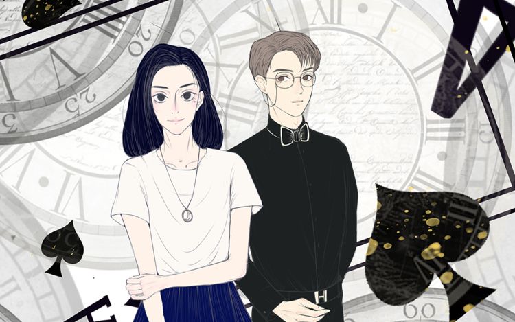 少女豪赌之旅 黑眼圈L 漫画封面