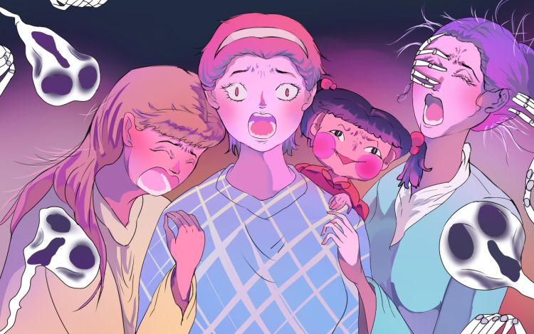 尖叫三声 z珠女 漫画封面