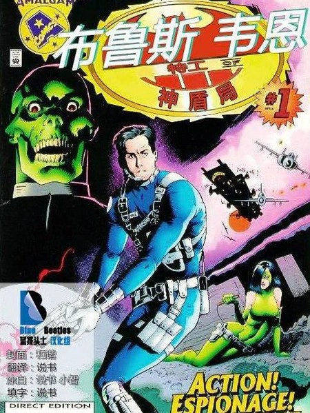 布鲁斯韦恩：神盾特工 [db:作者] 漫画封面