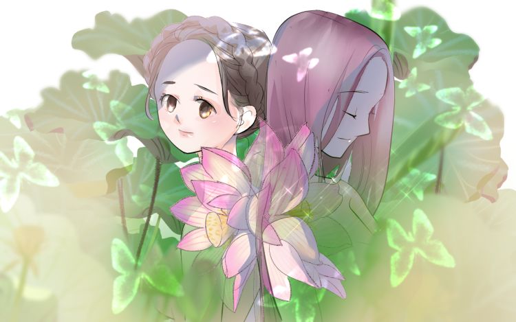 并蒂莲 siwagoo 漫画封面