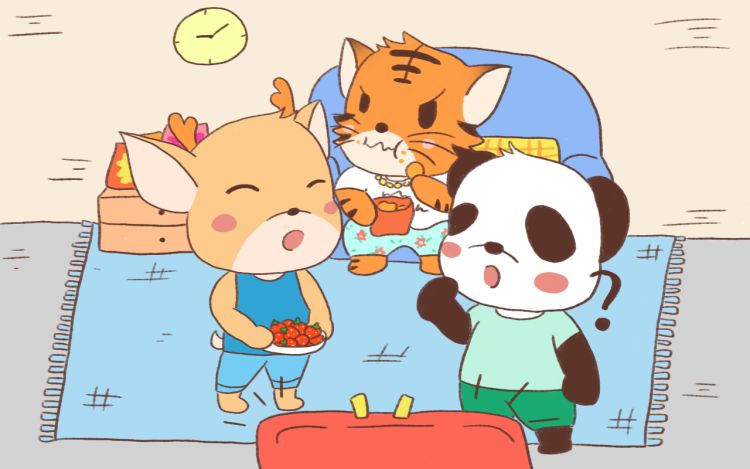 当四川熊猫遇上东北狍子 唠小嗑儿 漫画封面