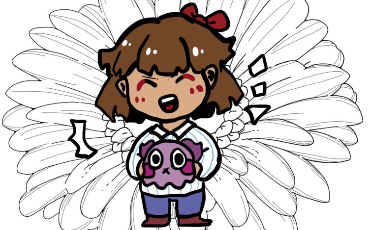 恶魔章鱼，伽琳 某三色团子 漫画封面