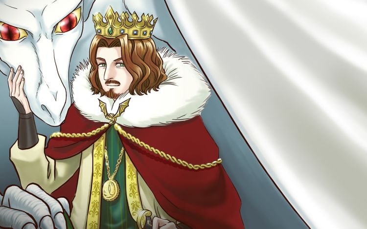 恶龙王国的国王与龙 葵花壳GhostPaw 漫画封面