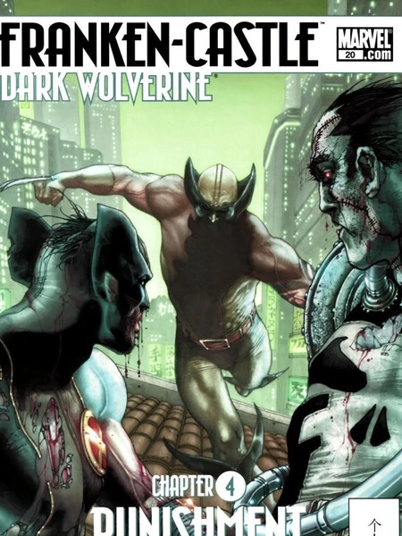 惩罚者对黑暗金刚狼 [db:作者] 漫画封面