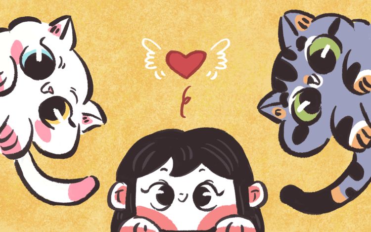 我和我家猫咪的日常 锣风风 漫画封面