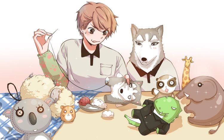 我是学校唯一的人类 柴犬君 漫画封面