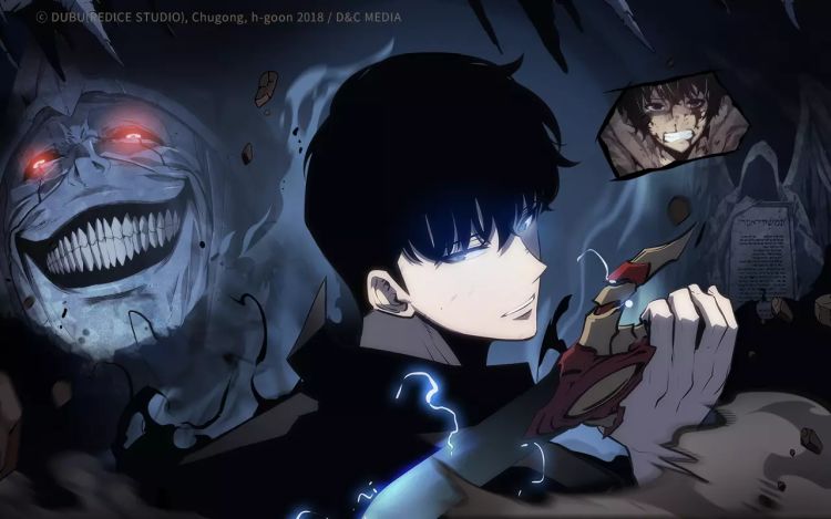 我独自升级 DUBU(REDICE STUDIO)（主笔） + Chugong（原著）+ h-goon（编剧） 漫画封面