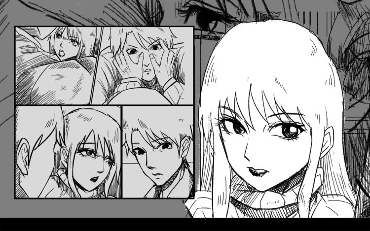 我的女友最近很晚回家 狰狞的黑猫 漫画封面